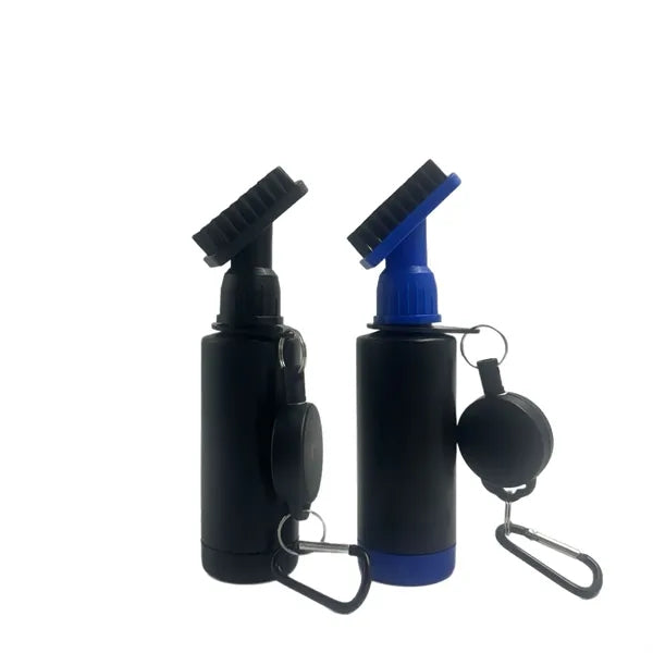 Golf Club Brush Cleaner With Squeeze Bottle