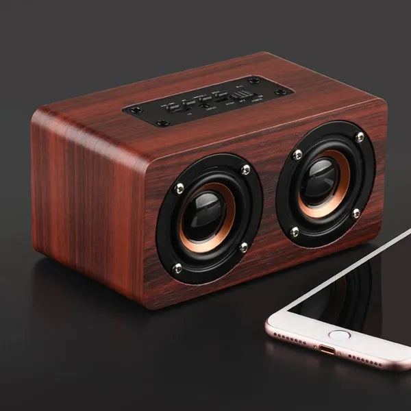 Wooden Bluetooth Speaker With TF Card Slot