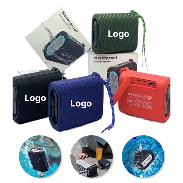 Waterproof Bluetooth Speaker With Deep Bass