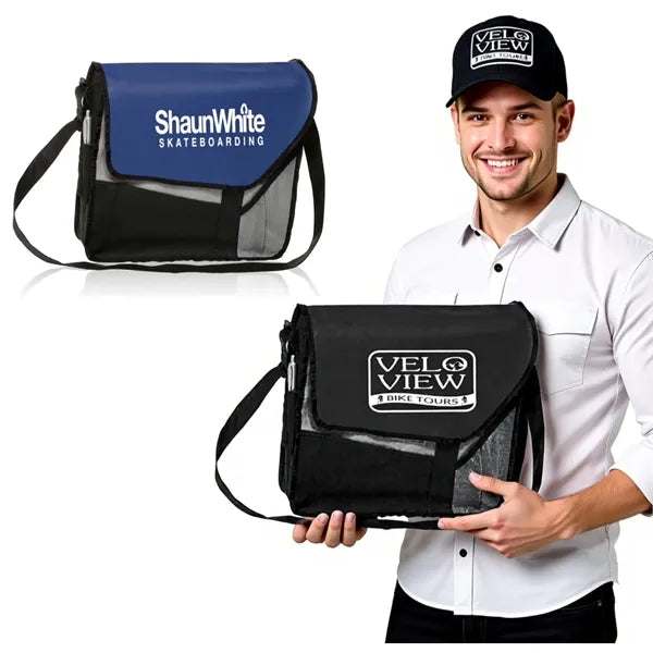 Slanted Flap Messenger Bag