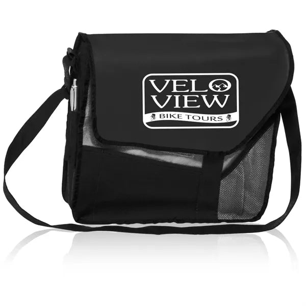 Slanted Flap Messenger Bag