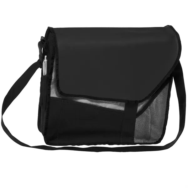 Slanted Flap Messenger Bag