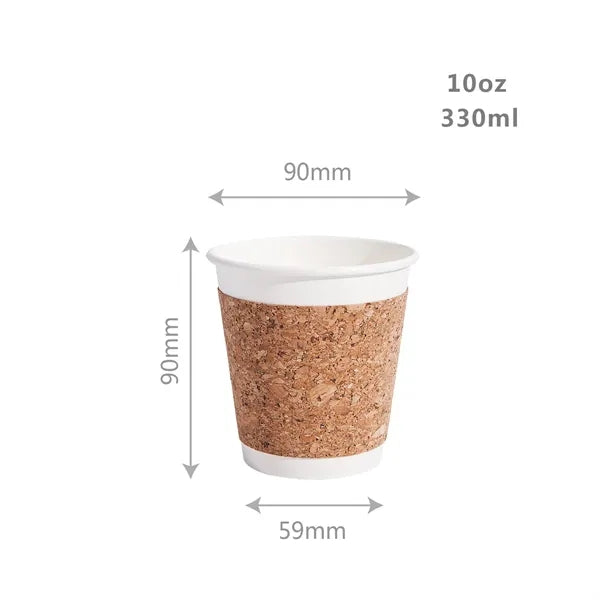 8oz/10oz/12oz/16oz Diposable Cork Paper Cup
