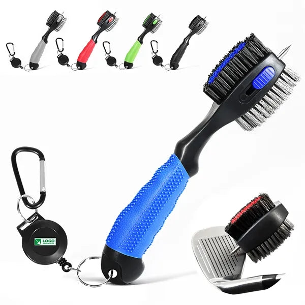 Retractable Groove Cleaner Golf Brush