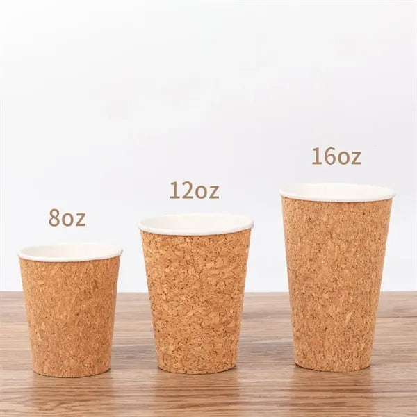 8oz/10oz/12oz/16oz Diposable Cork Paper Cup
