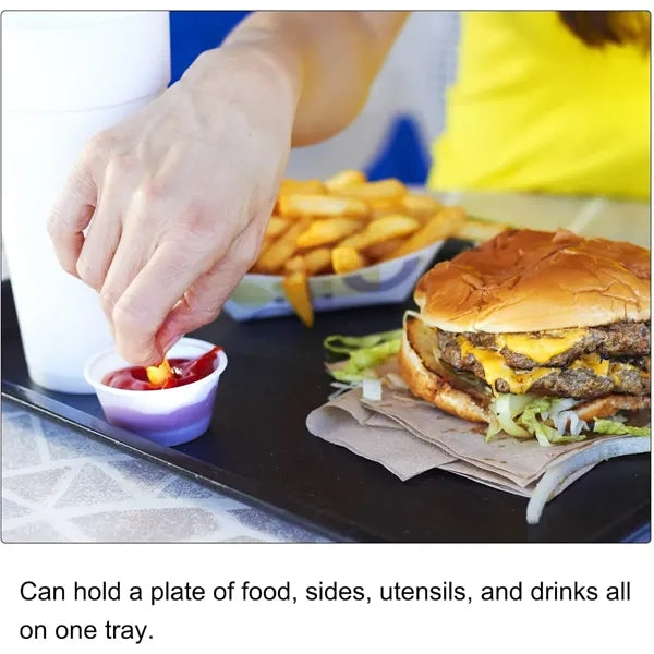 Restaurant Melamine Plate Plastic Fast Food Serving Tray