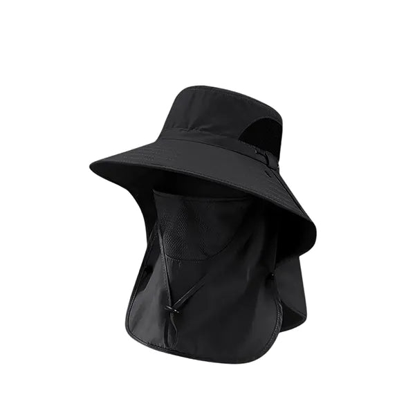 UV Protection Visor Fishing Hats with Neck Flap