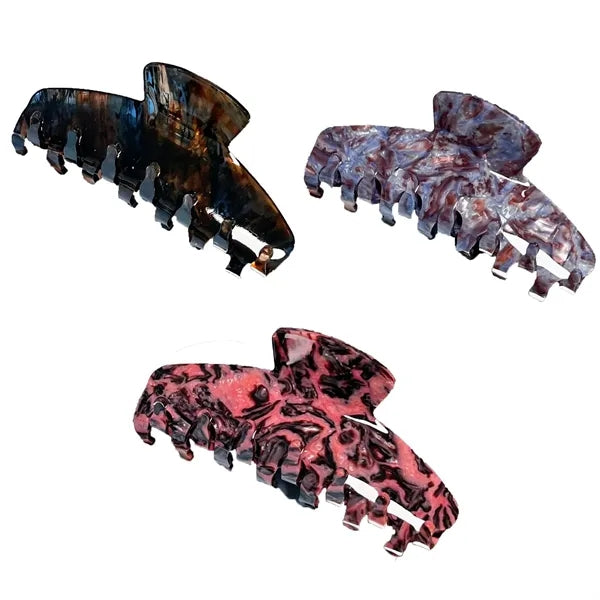 Retro Women 4.33Inch Large Acetate Hair Clip