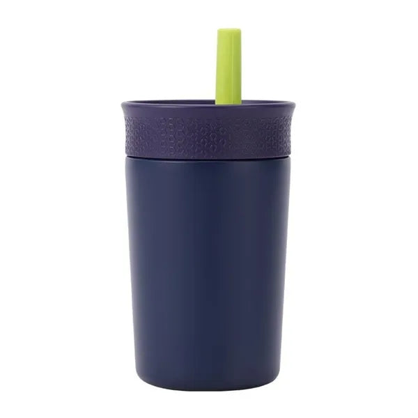 12oz Insulation Stainless Steel Tumbler with Straw