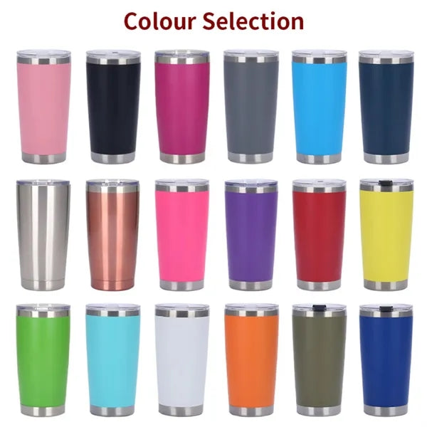 20oz Tumbler, Stainless Steel Insulated Coffee Travel Mug