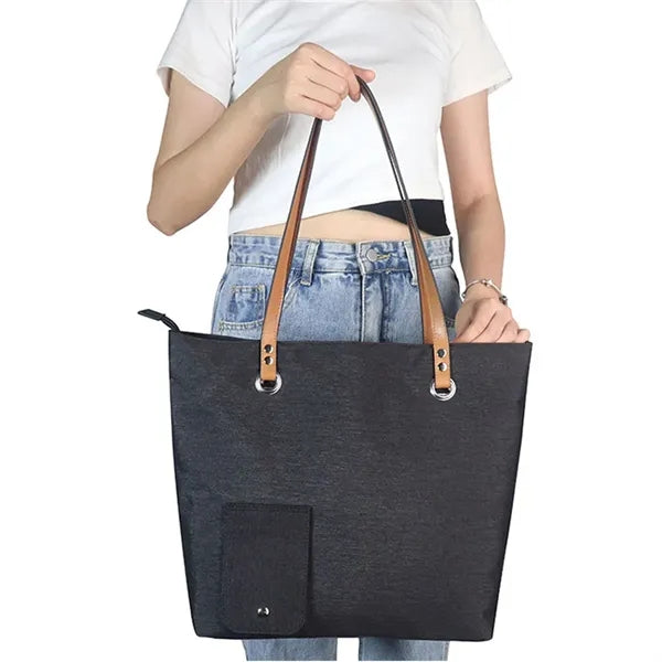 Stylish Functional Wine Tote Bag with Hidden Compartment