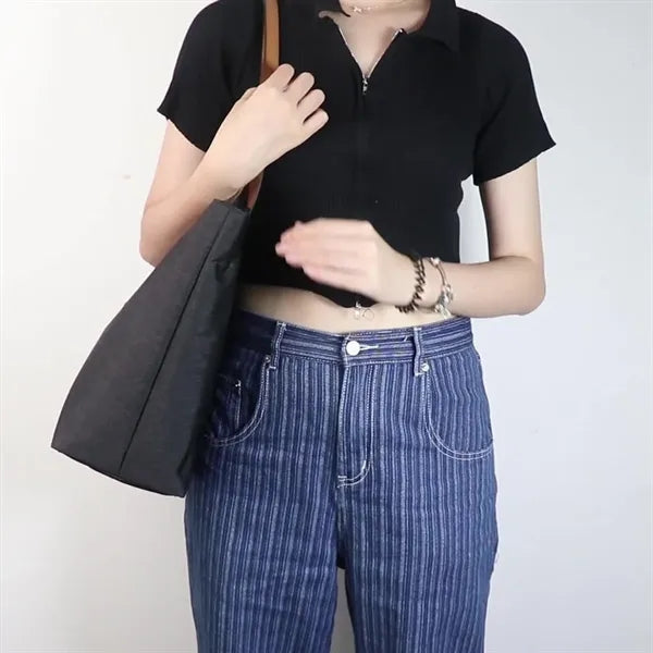 Stylish Functional Wine Tote Bag with Hidden Compartment