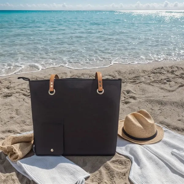 Stylish Functional Wine Tote Bag with Hidden Compartment