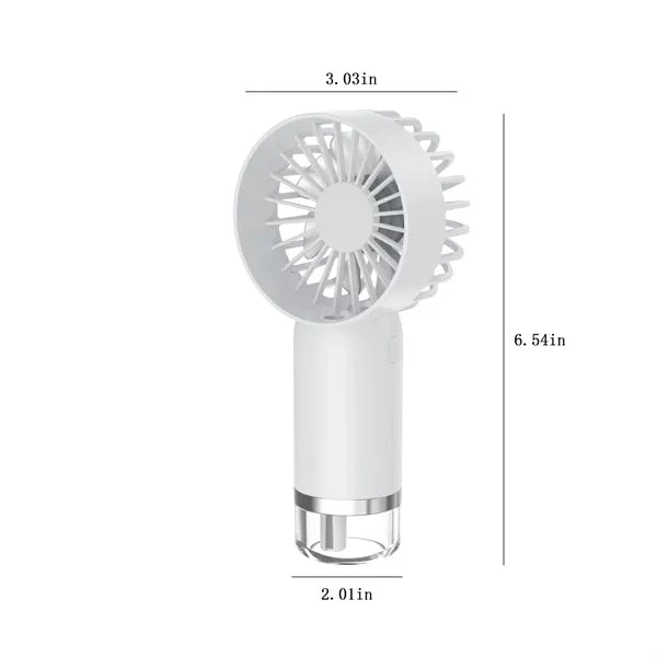 Logo Print Mini Portable Misting Fan