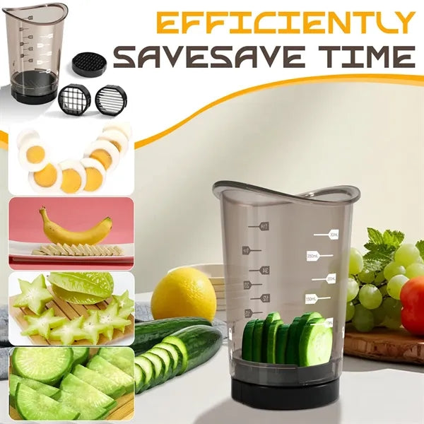 Stainless Steel Fruit Slicer For Strawberry And Melon Prep