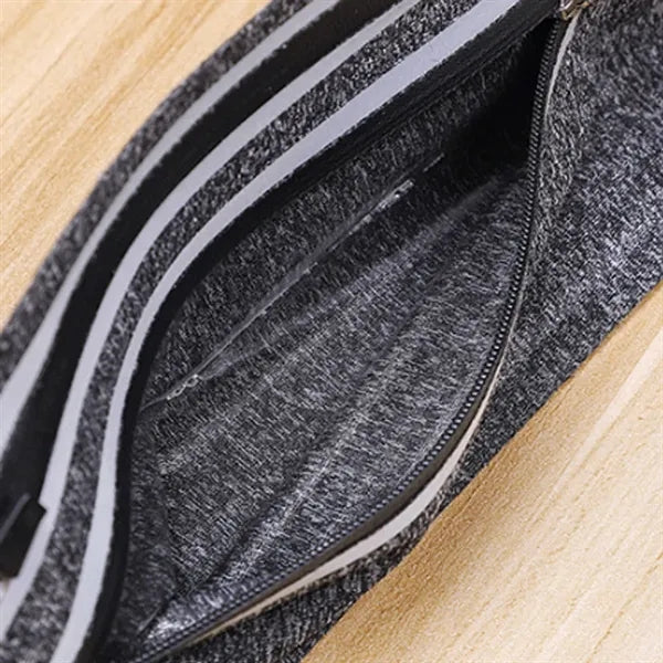 Waterproof Slim Sweat-Resistant Dual-Zipper Lycra Waist Pack