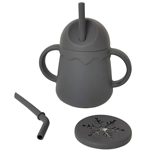 Silicone Baby Double-Handle Drinking Cup