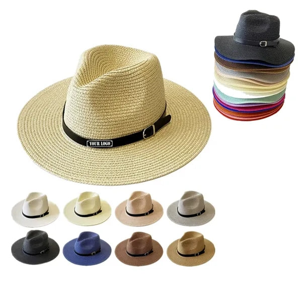 Wide Brim Straw Sun Hat