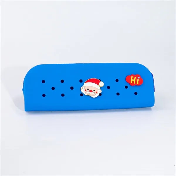 Logo DIY Silicone Mesh Pencil Pouch
