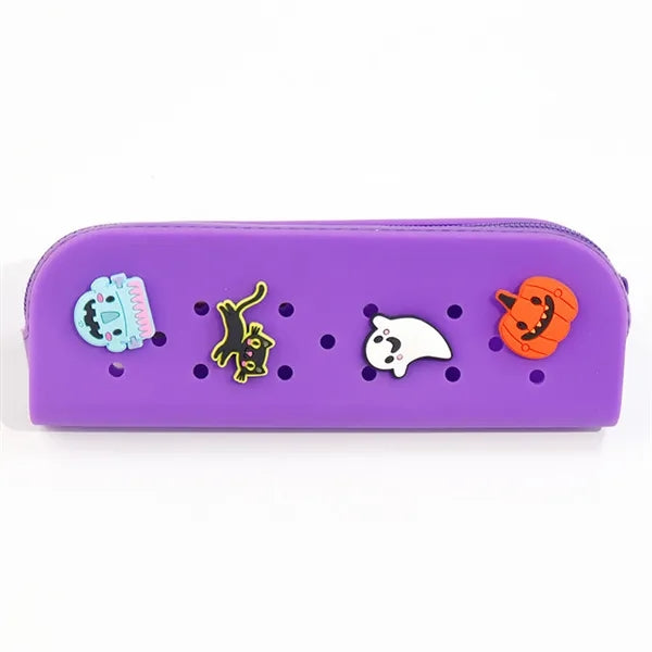 Logo DIY Silicone Mesh Pencil Pouch