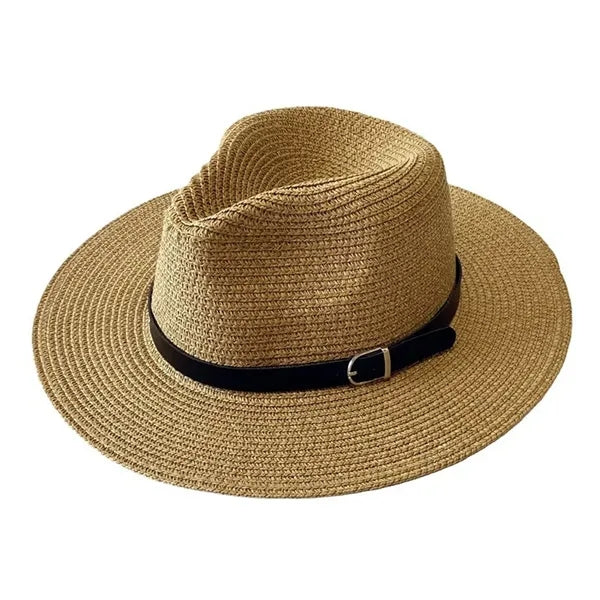 Wide Brim Straw Sun Hat