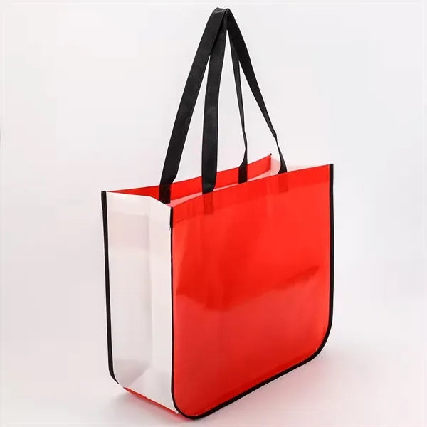Extra Large Laminated Shopping Tote Bag