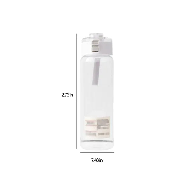 Large Capacity Sports Water Bottle with Straw for Summer