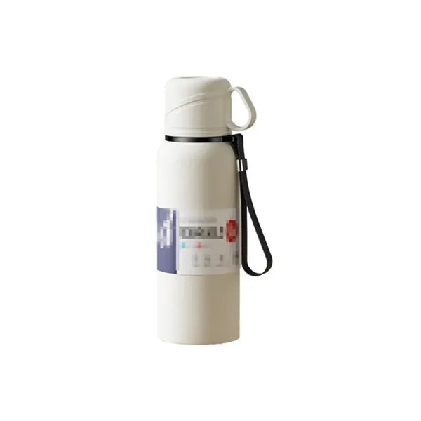Large Capacity Double Lid 316 Stainless Steel Insulation Cup
