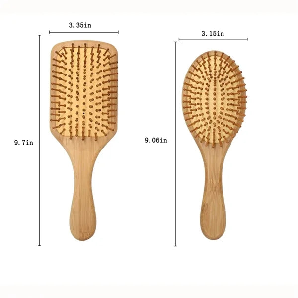 Logo Bamboo Air-Cushion Hairbrush