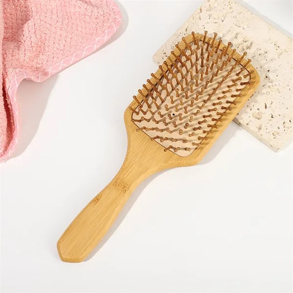 Logo Bamboo Air-Cushion Hairbrush