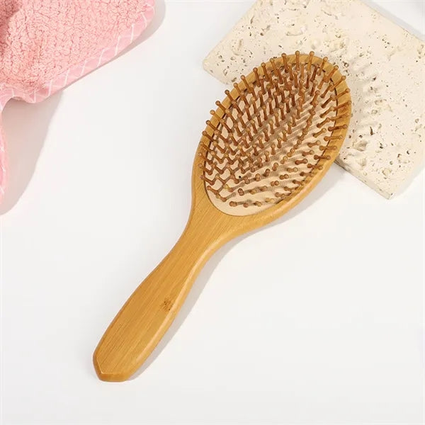 Logo Bamboo Air-Cushion Hairbrush