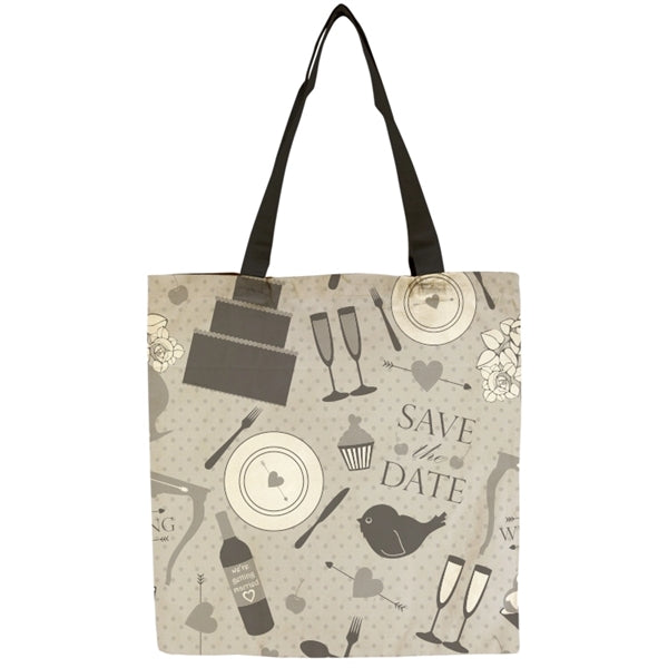 Flat Vibrant 9oz Cotton Canvas Tote Bag