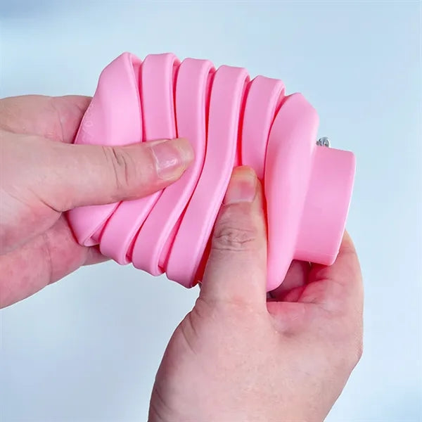 17oz Foldable Silicone Water Bottle