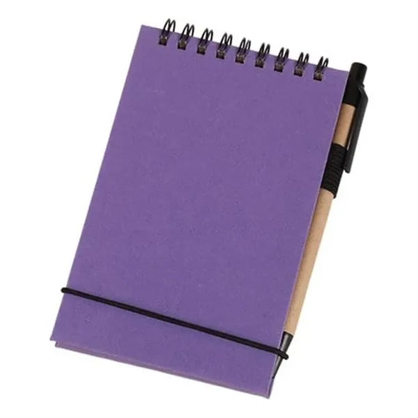 Eco-Friendly Mini Notepad with Pen: Compact & Portable for O