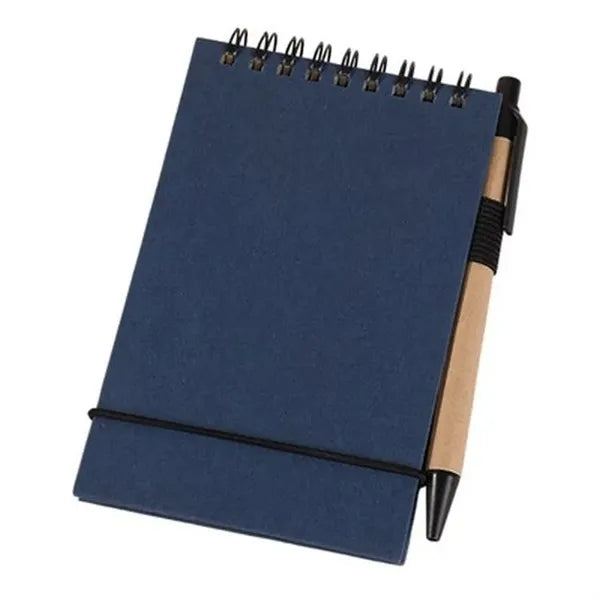 Eco-Friendly Mini Notepad with Pen: Compact & Portable for O