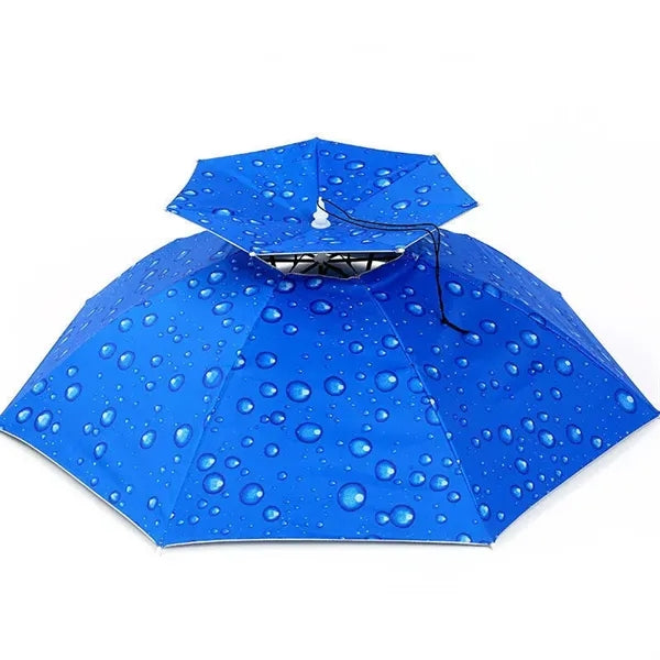 Hands Free Fishing Umbrella Cap