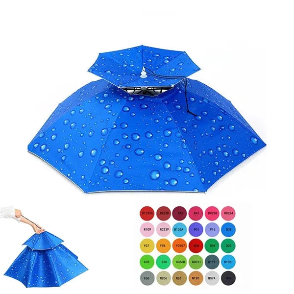 Hands Free Fishing Umbrella Cap
