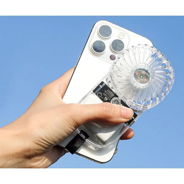 Mini USB Transparent Shell Handheld Fan for Home or Travel
