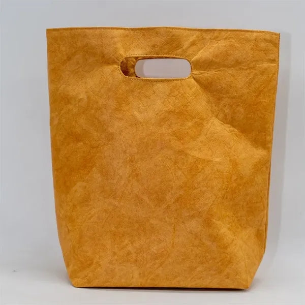 Vertical Tyvek Tote Bag Ultra-Light Retro iPad Handbag wit