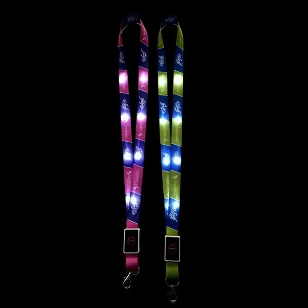 LED Fully Customizable Lanyards