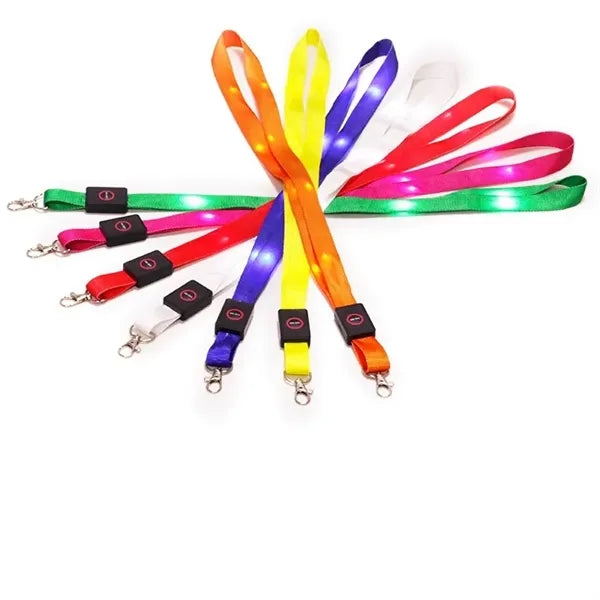 LED Fully Customizable Lanyards