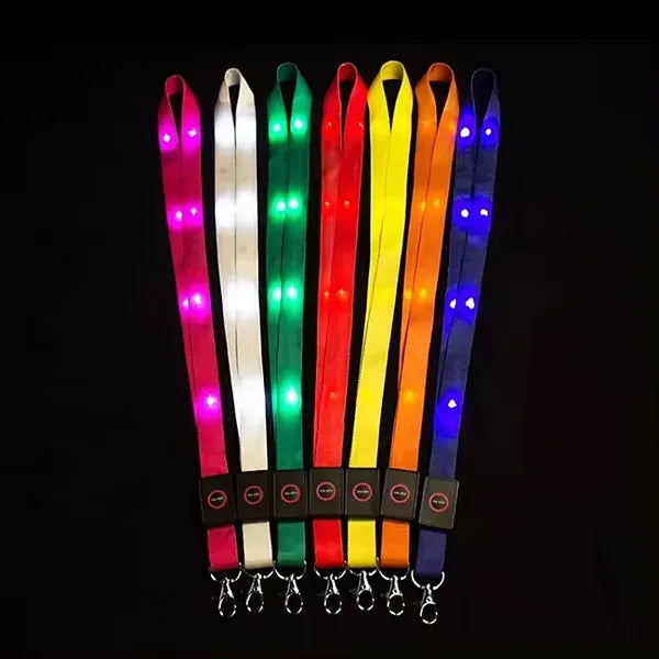 LED Fully Customizable Lanyards