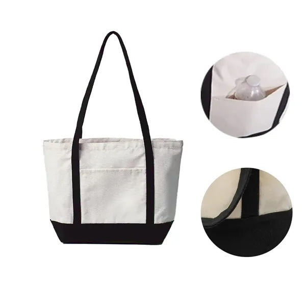 Boat Tote Bag With Front Pocket