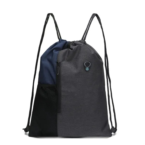 Dual - Color Drawstring Pack Adjustable Straps Team Activity