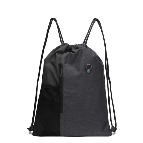 Dual - Color Drawstring Pack Adjustable Straps Team Activity
