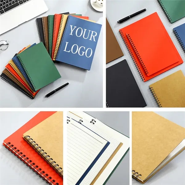 Spiral Notebook Kraft Brown Paper Back To School