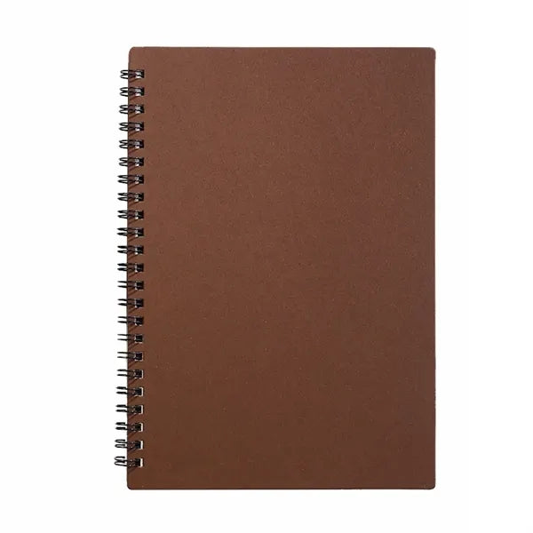 Spiral Notebook Kraft Brown Paper Back To School