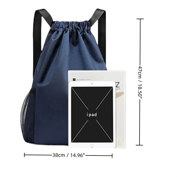 Basketball Drawstring Sack Adjustable Straps Team Sports