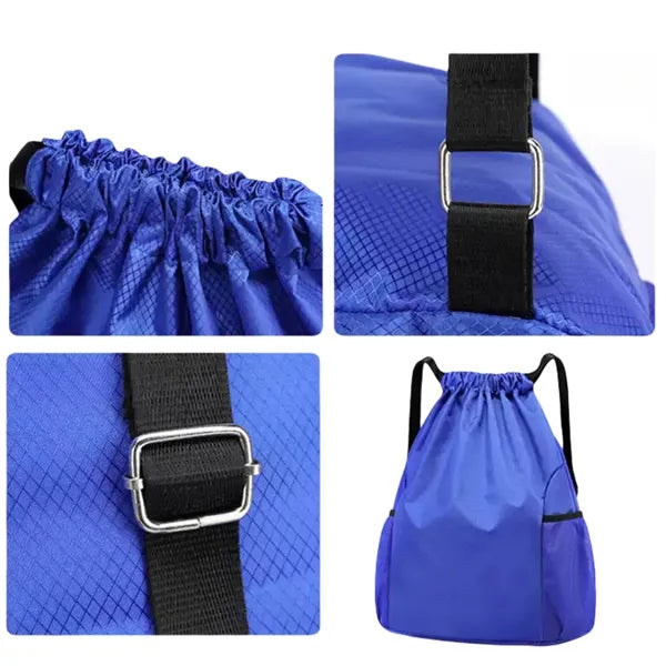 Basketball Drawstring Sack Adjustable Straps Team Sports