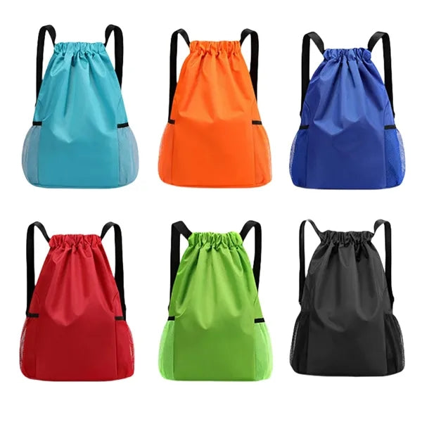 Basketball Drawstring Sack Adjustable Straps Team Sports